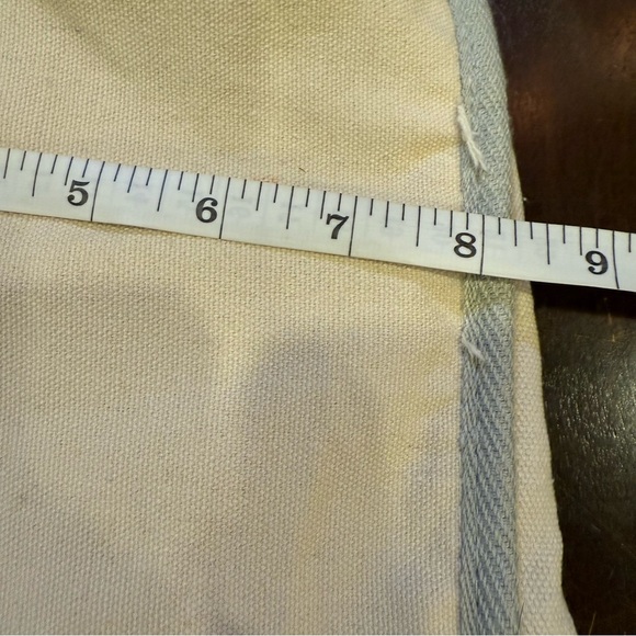 Tom Clancy for Brighton Canvas Pink and Cream Canvas Heart Tote - Picture 10 of 12